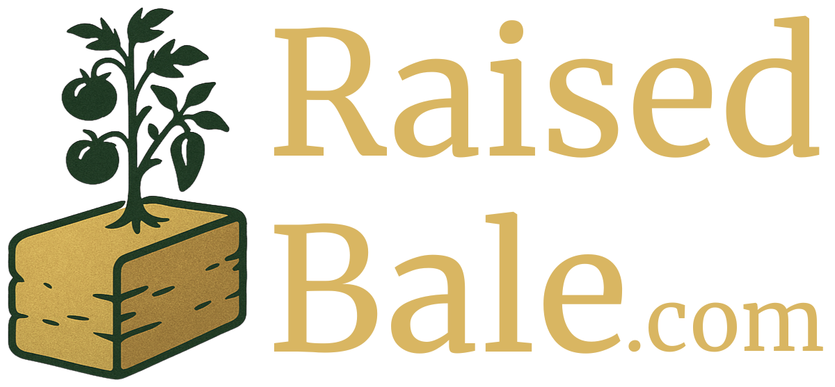 RaisedBale Logo - Straw Bale Gardening Made Easy